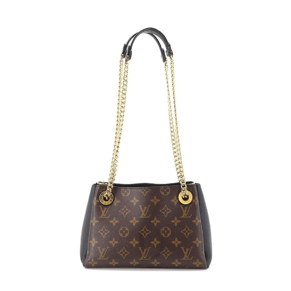Surene BB Monogram Canvas Black Chain Shoulder Bag